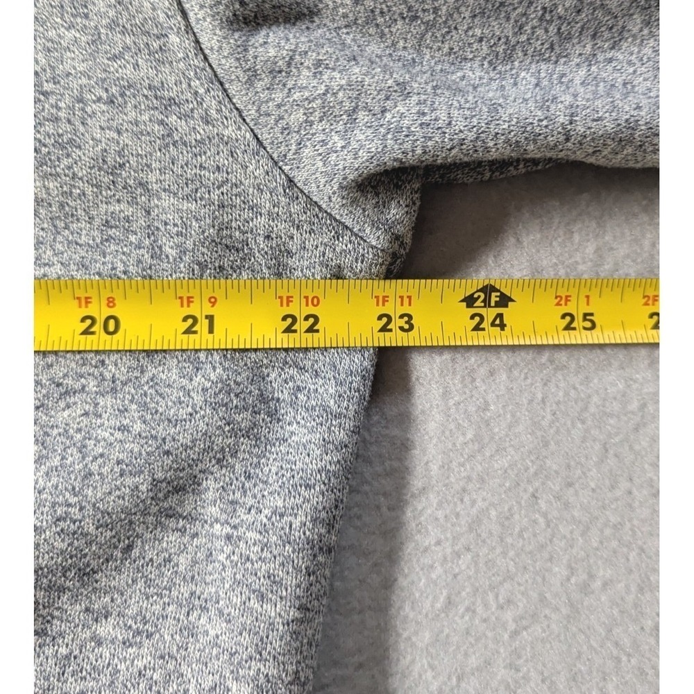 Ecko Unltd Full Zip Hoodie Mens Medium Grey Marl Fleece Rhino Logo Sweatshirt - Picture 7 of 8